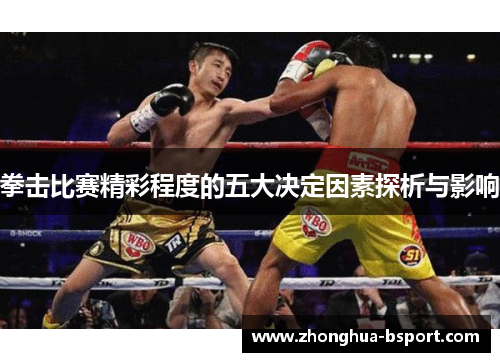 拳击比赛精彩程度的五大决定因素探析与影响